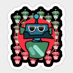 new robot Sticker